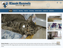 Tablet Screenshot of klassickennels.com